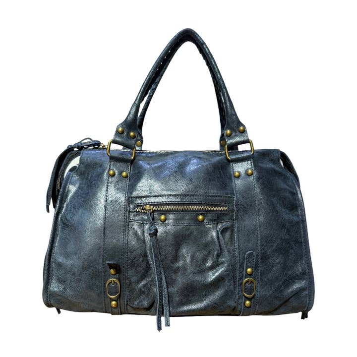 Louisa lee - Wholesale Top Handle Bag - Women's - LARGE CAPUCINE MATTE LEATHER HANDBAG2