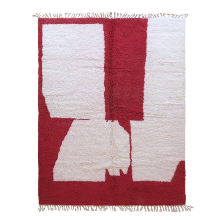 Tappeto berbero contemporaneo dal design unico in lana 246 x 346 cm per la vendita all'ingrosso da parte di AFK Living