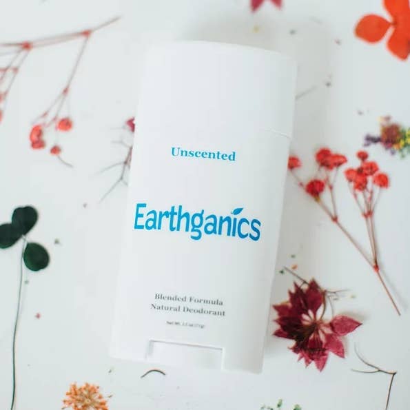 Purely Unscented Blended Formula Natural Deodorant for wholesale by Earthganics