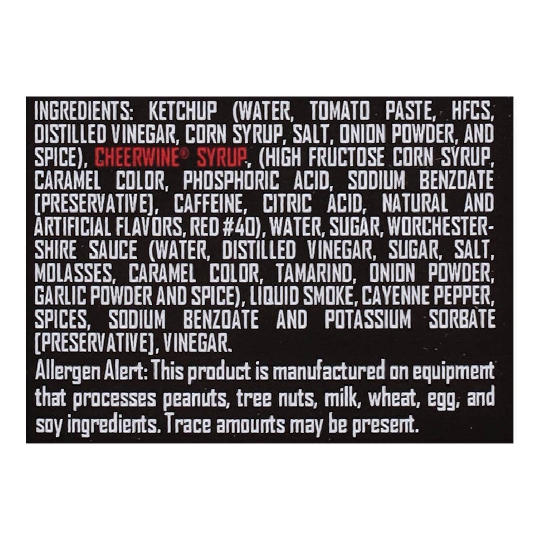 Cackalacky® - Wholesale BBQ Sauce - Cackalacky® Cheerwine® Sweet Sauce (1 gallon)5