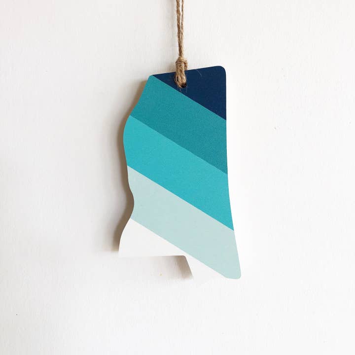 Hemlock & Heather - Wholesale Ornament - Comal Stripes State Ornaments54