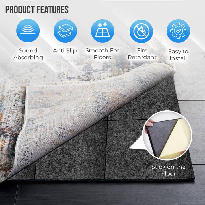 Arrow Zoom Limited - Vendita all'ingrosso Tappeto - Piastrelle Antiscivolo Fonoassorbenti, Tappetino KK12821