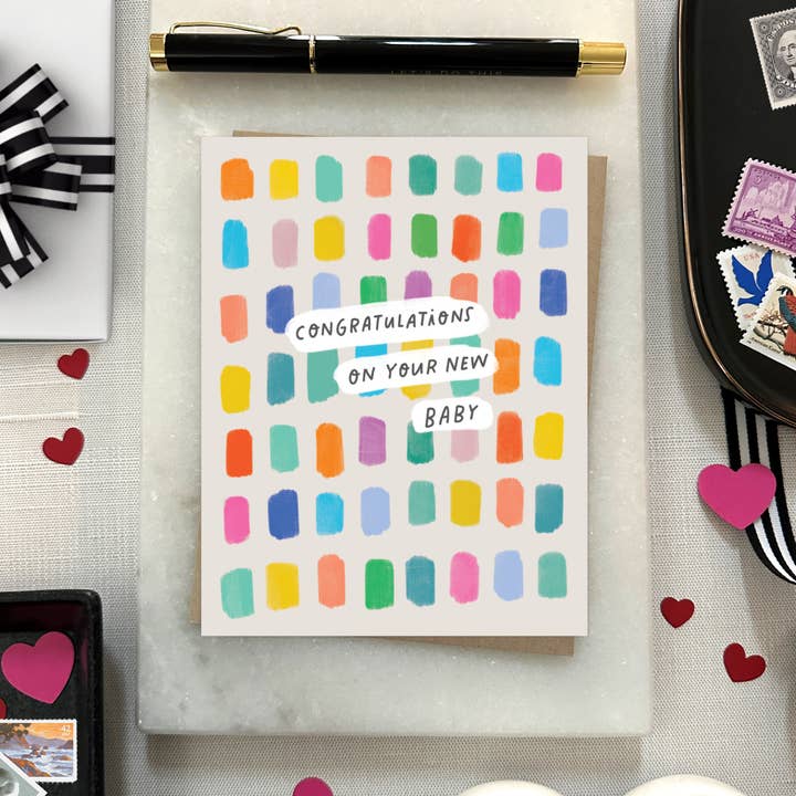 Barone and Co. - Wholesale Baby Card - New Baby Swatches2