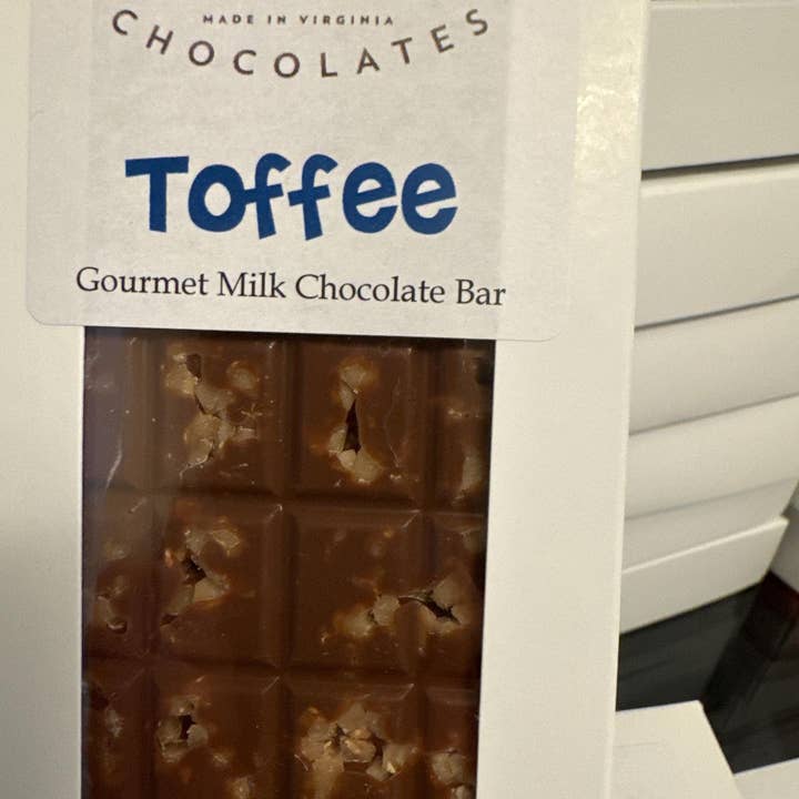 Cardinal Chocolates - Wholesale Chocolate Bar - Gourmet Toffee Chocolate Bar in Milk or Dark Chocolate3