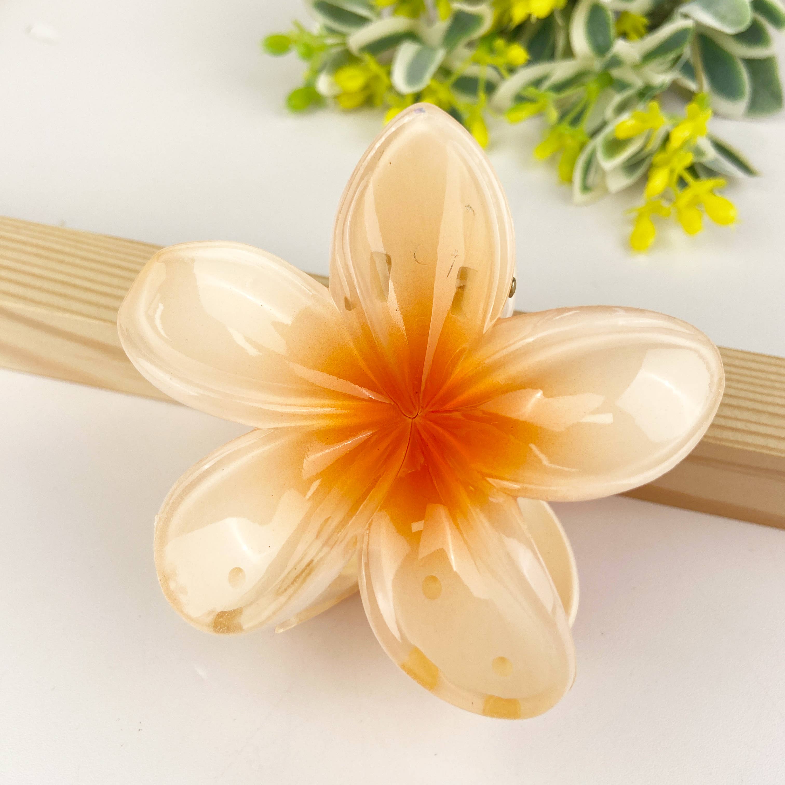SoapElenGlen - Wholesale Hair Clip - Women's - Colorful plumeria hair Clip11
