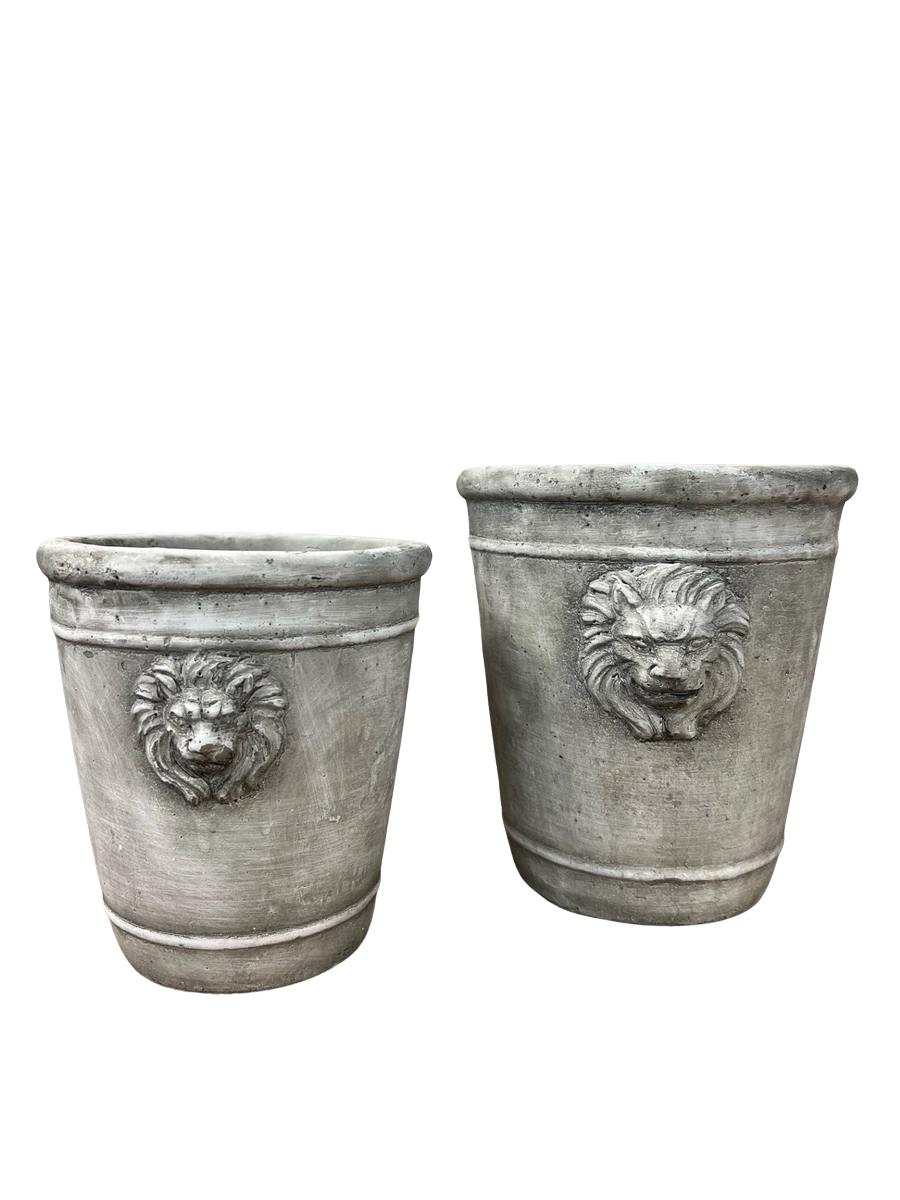 Vagabond Vintage - Wholesale Plant Pot - Cement Lion Planter1