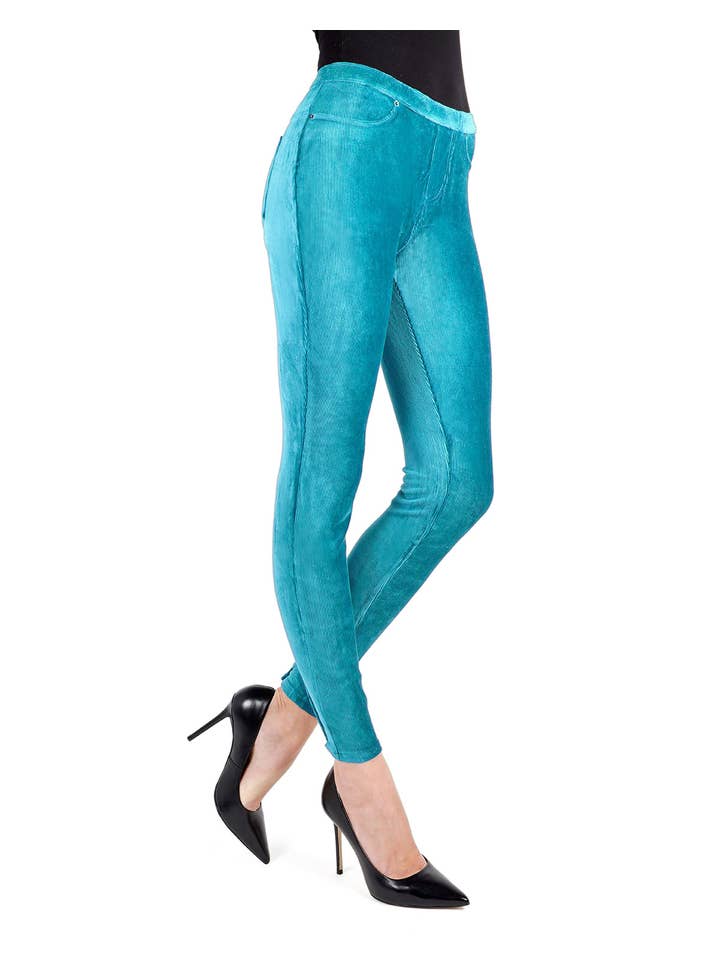 Infinity Classics International Inc. – wholesale Modeleggings – Dam – MeMoi Tunna Rib Stretch Corduroy Leggings10