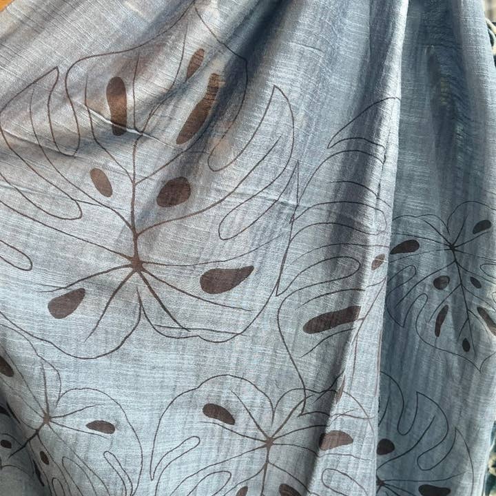 Wooven - Wholesale Scarf - Women's - Screen Printed Silk Blend Scarves in 13 colors and patterns, hand printed in Vietnam19