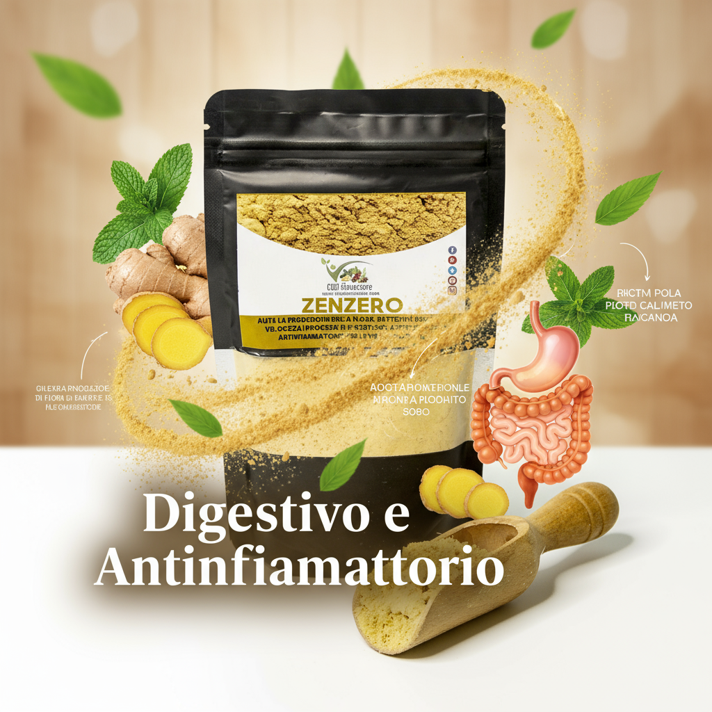 Cibobenessere - Wholesale Herbs - 100% Natural Ginger Powder - Versatile and Healing Spice2