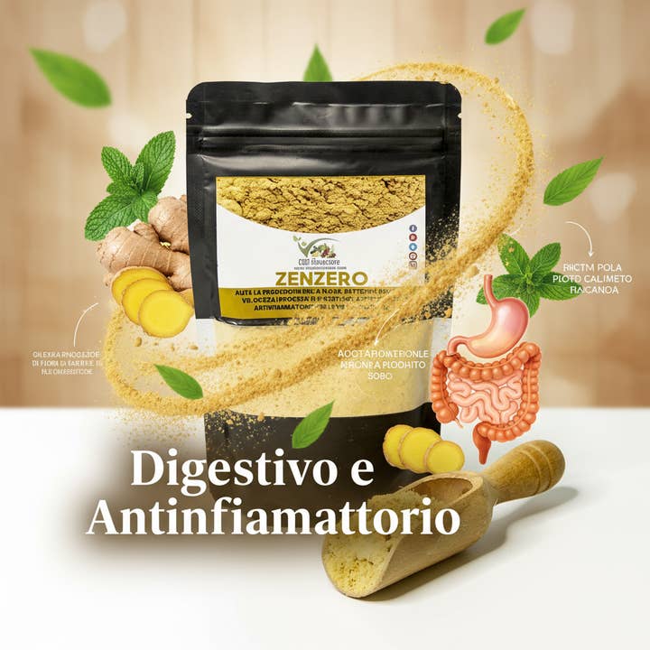 Cibobenessere - Wholesale Herbs - 100% Natural Ginger Powder - Versatile and Healing Spice2