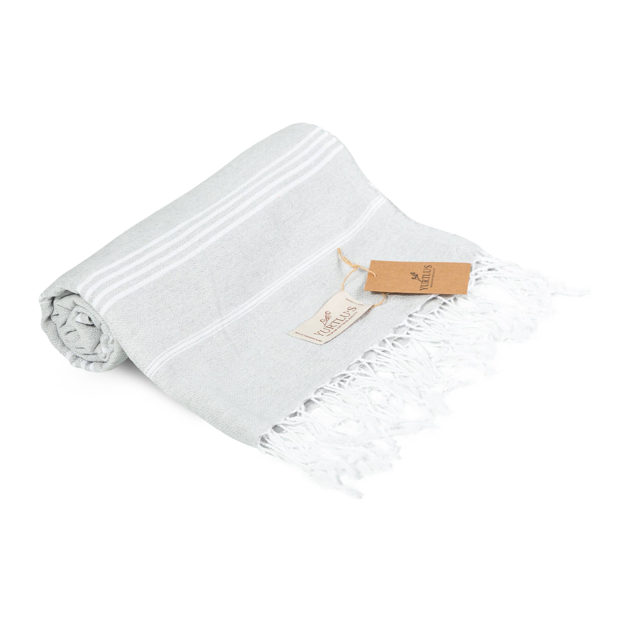 YURTLUS – wholesale Bath towel – YURTLU'S Minimalist 38"x72" Turkish Towel Highly Absorbent - Gray2