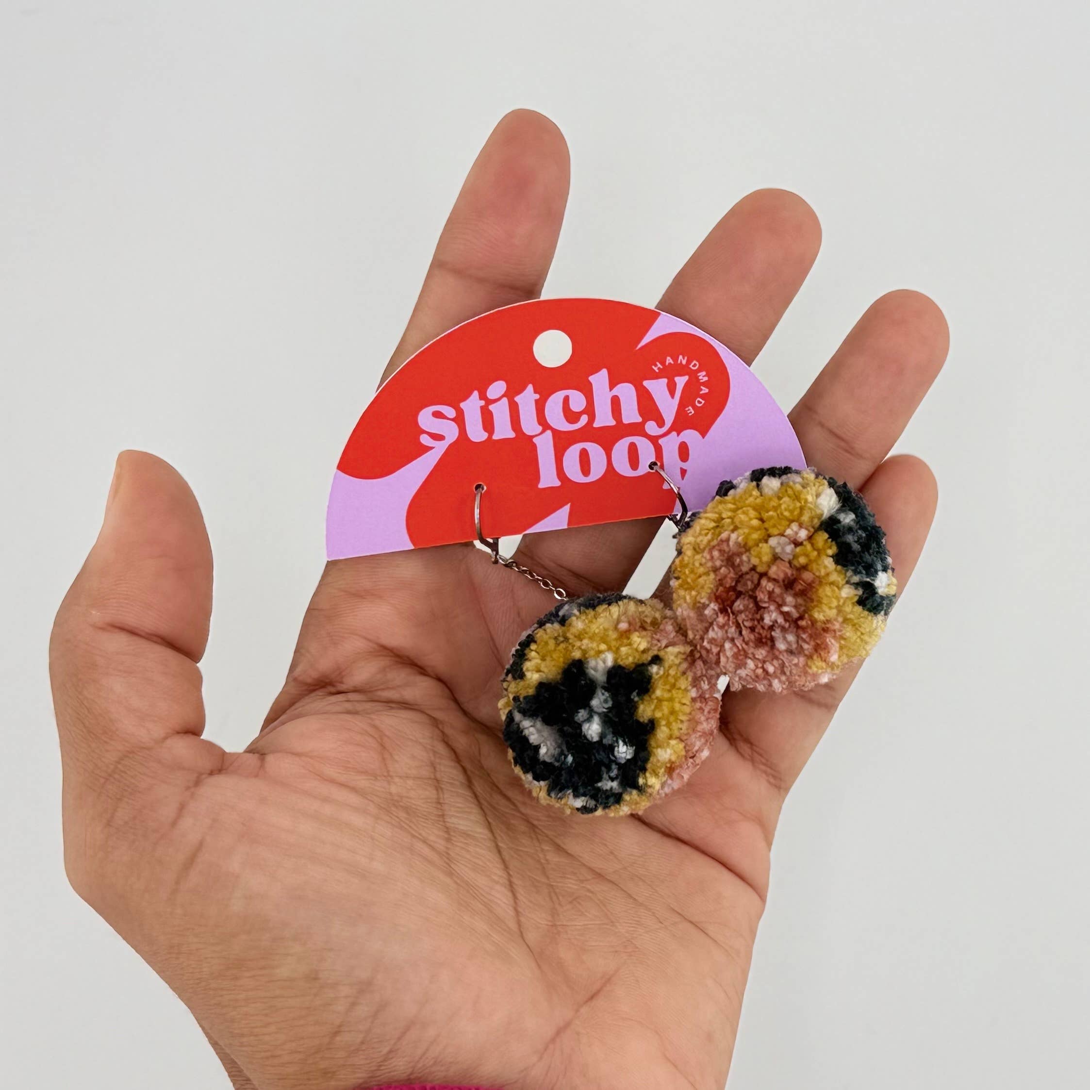 Stitchy Loop - Wholesale Dangle Earrings - Bubble Dangle Earrings2