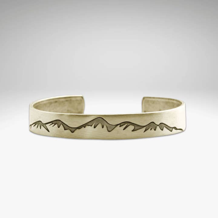 Daphne Lorna - Wholesale Cuff Bracelet - Snowcap Mountains Cuff Bracelet