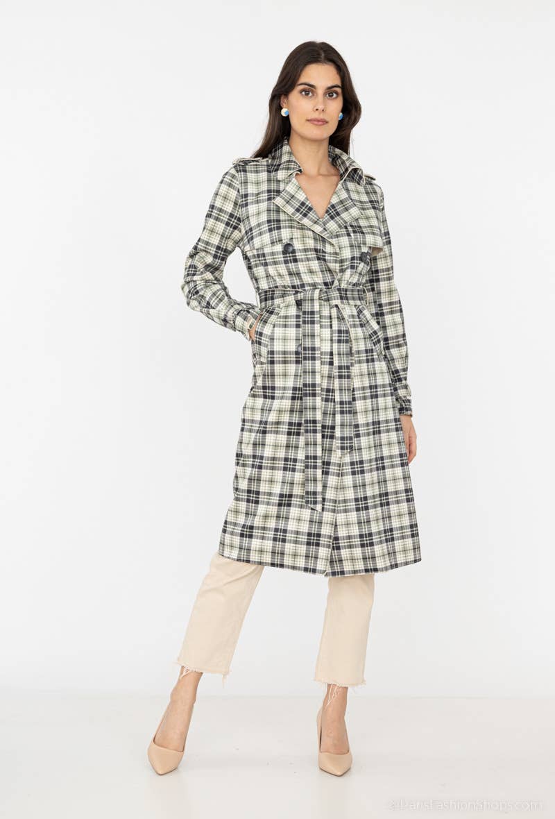 Madison - Vente Trench – femme - 2069 Trench à carreaux