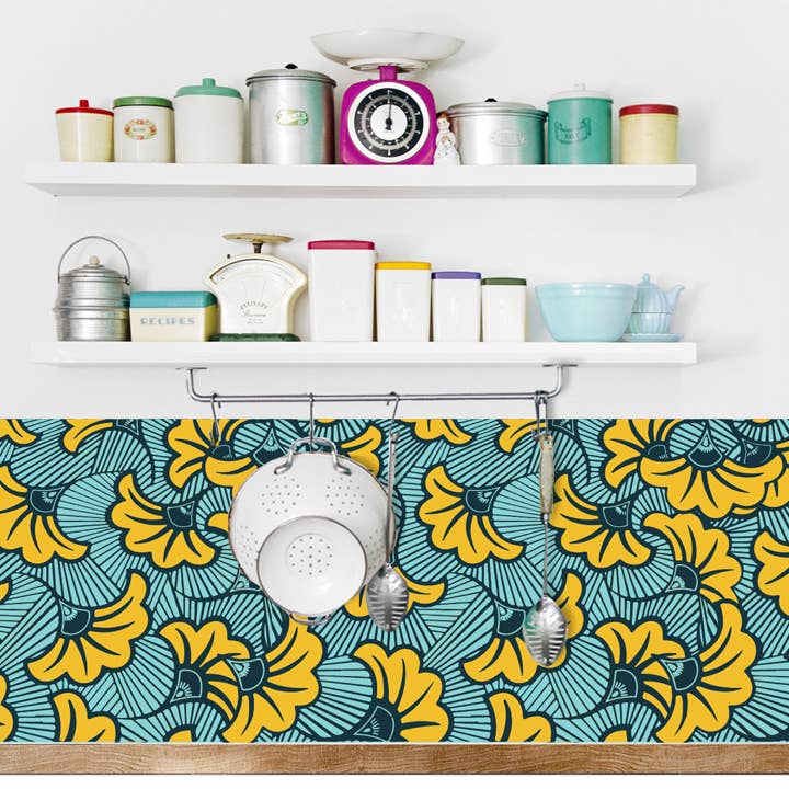 Le Grand Cirque - Wholesale Wallpaper - WAX Curry adhesive vinyl splashback 200x40cm