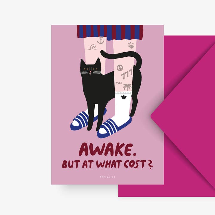 Vykort / Petisfaction "Katter" Vaken för wholesale av typealive