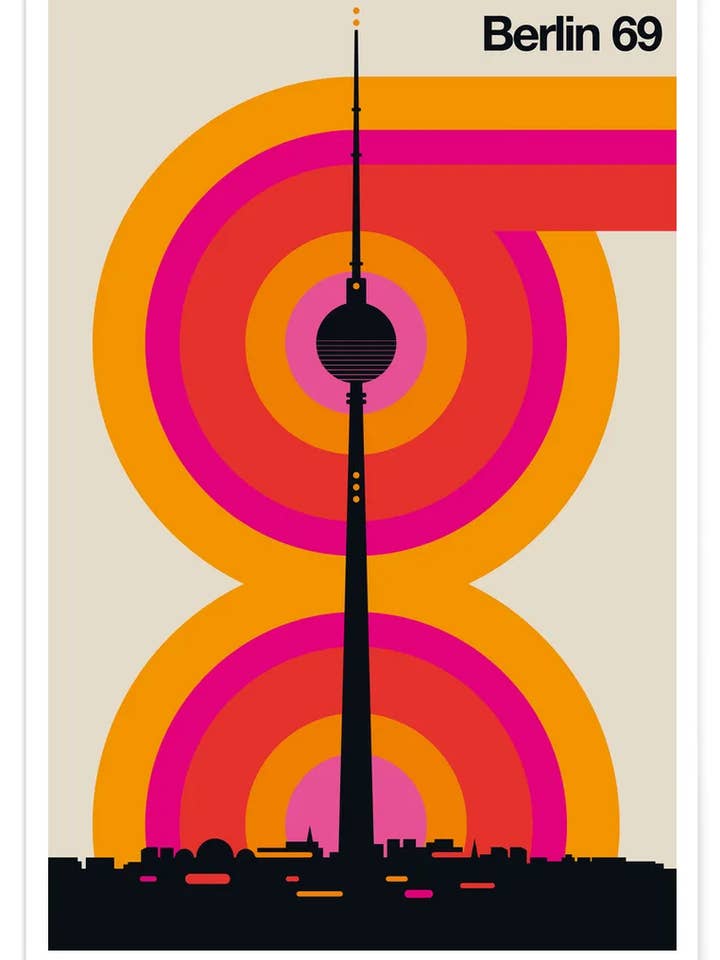 Berlin 69 Premium plakat for engroshandel hos JUNIQE