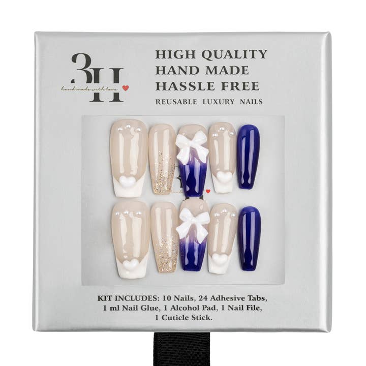 3H Luxury Handmade Press-on Nails - Winter Wonderland for wholesale by 3H Nails