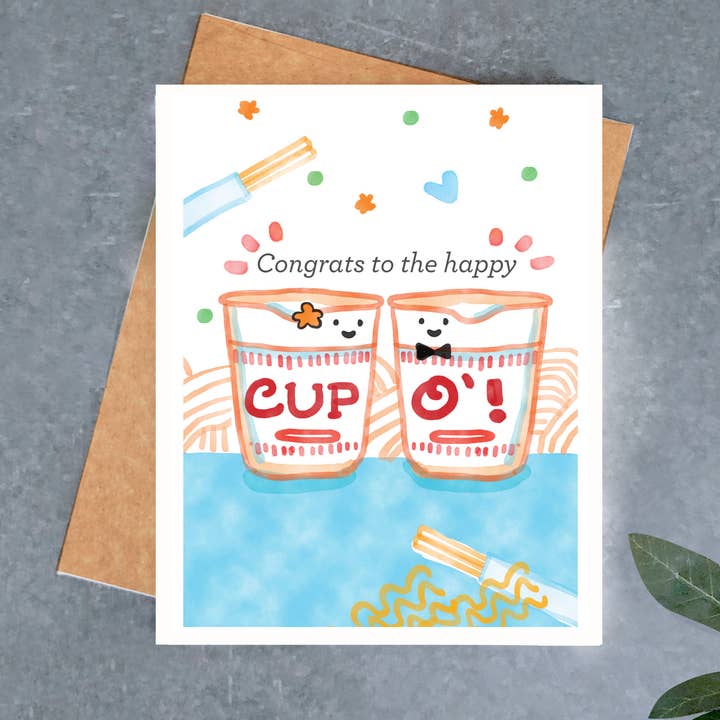 Brightspot Design - Wholesale Congratulations Card - Happy Cup O Card
