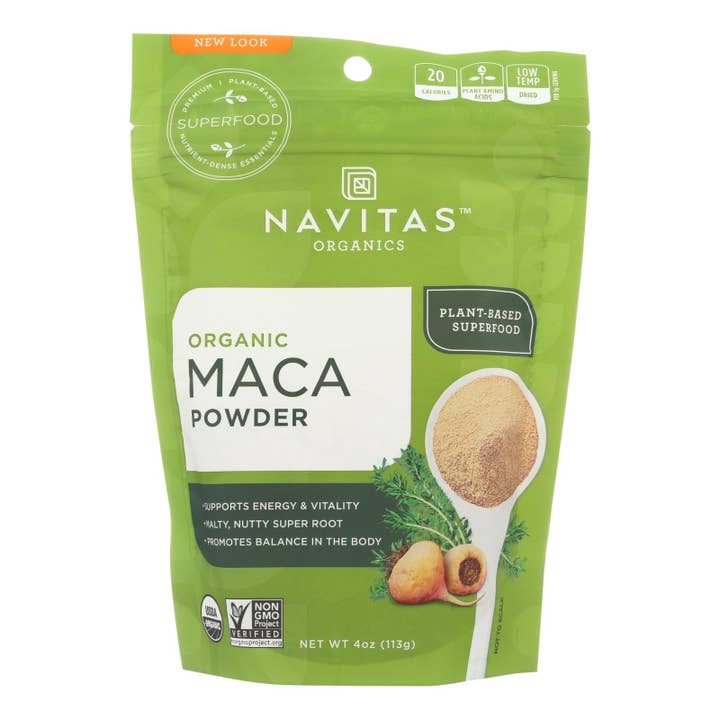 Ware Spark - Wholesale Protein/Superfood Powder - Navitas Naturals Maca Powder - Organic - 4 Oz - Case Of 12