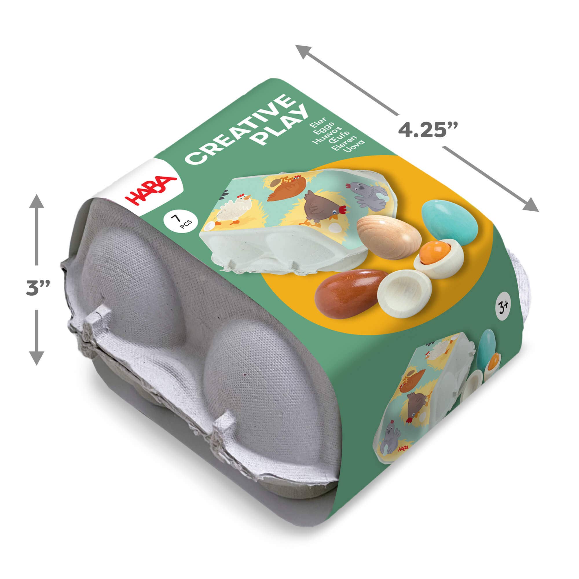 HABA USA - Wholesale Toy Set - Kids - Creative Play – Wooden Eggs Play Food Set6