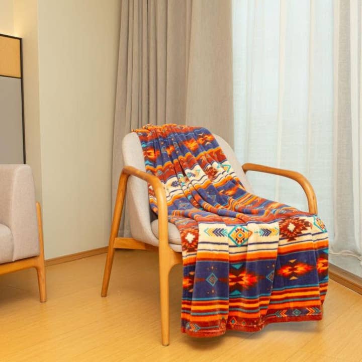 Linen Mart - Wholesale Throw Blanket - Southwestern Stone Throw