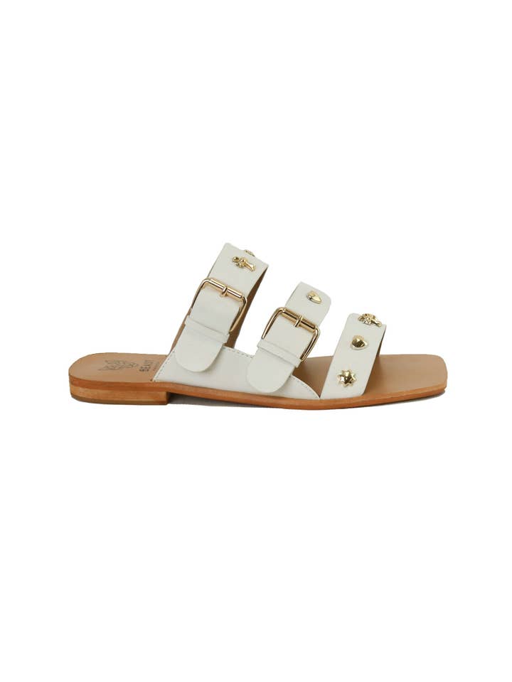 BEAST FASHION - Wholesale Sandals - Women's - LANA-02 Studded Flat Sandals4