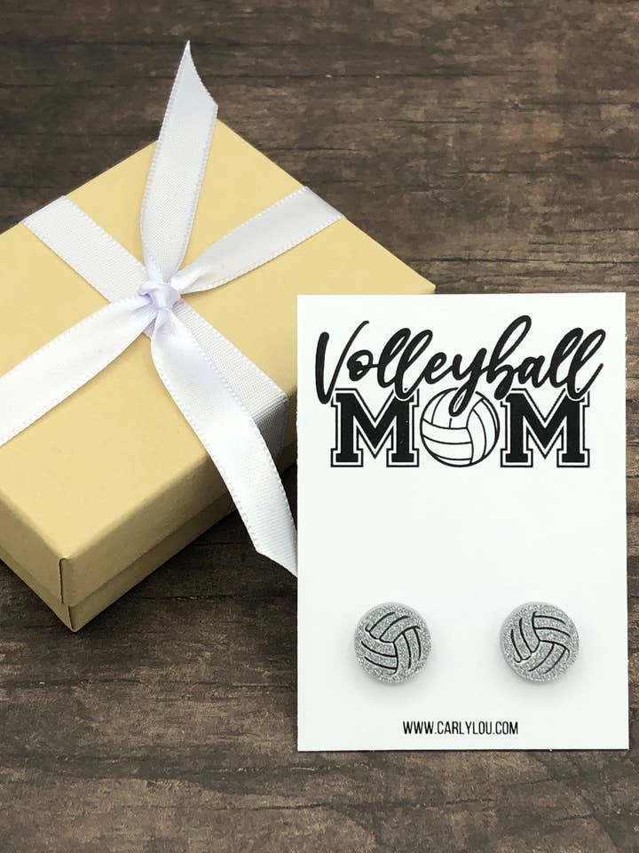 Volleyball Mom Earrings, Volleyball Earrings for wholesale by Carly Lou
