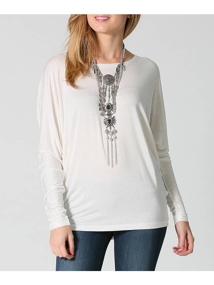 42POPS - Wholesale Tunic - Women's - ...SI-6187 Plus Size Dolman Tunic