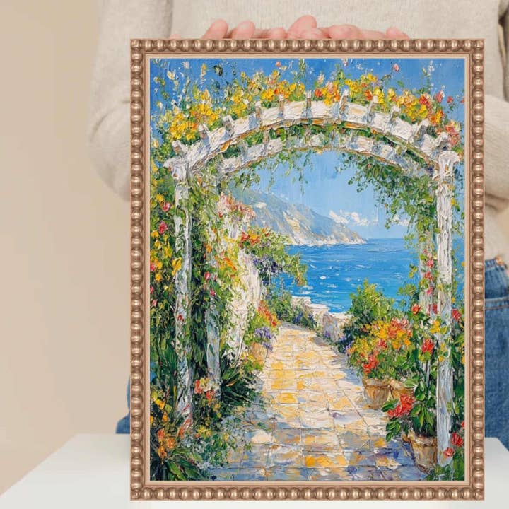 Slim Silver Leaf Beaded Picture Frame for wholesale by Modern Memory Design Picture Frames