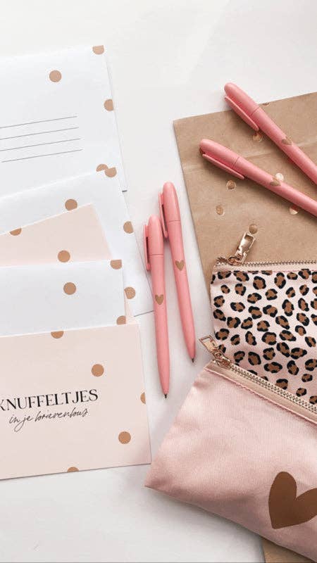 STATIONERY & GIFT - Wholesale Pen - Pen | Roze met hart 2