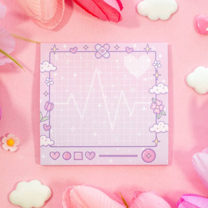 Healing Hearts Sticky Notes for wholesale by Unicorn Eclipse
