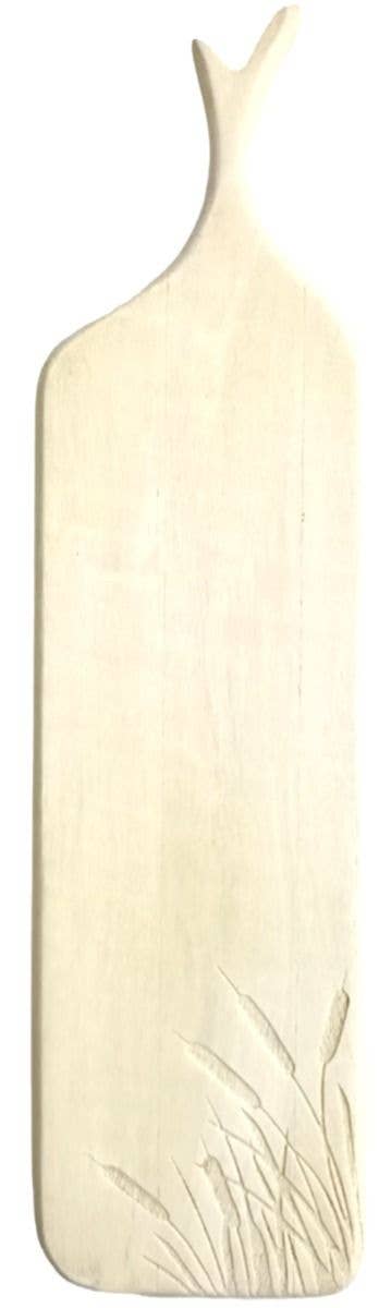 Status Collections – wholesale Skärbräda – Skärbräda Blekt Yta Graverad Design 13x50cm0