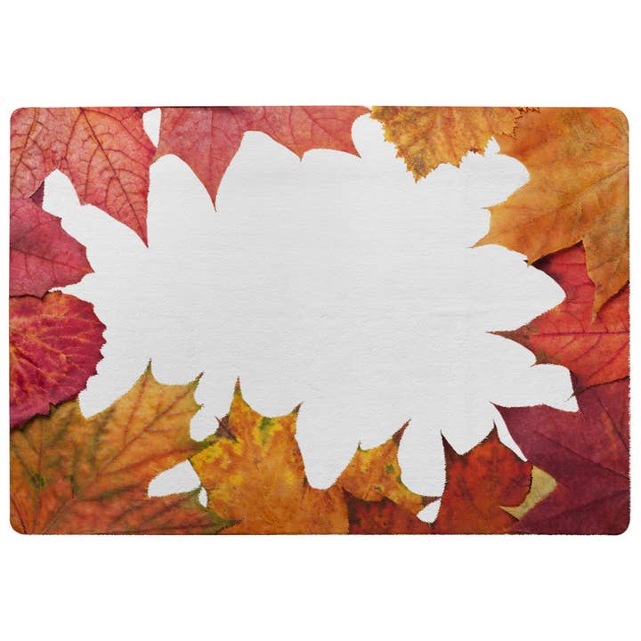 Rød efterårskant (tæppe) for engroshandel hos Benjamin Tate Design