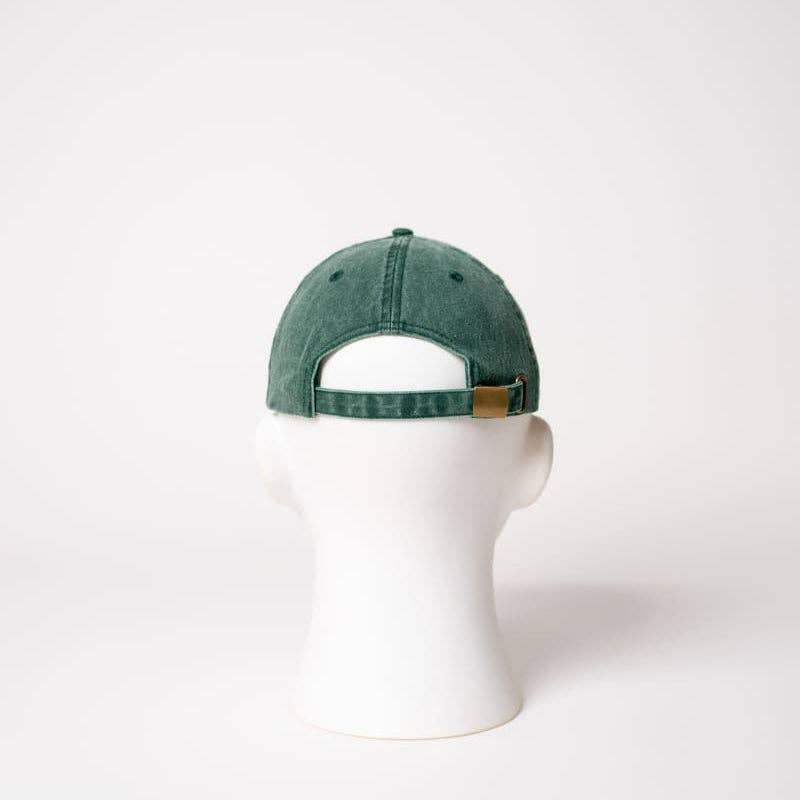 arrel - responsible apparel – Großhandel Basecap – Unisex – ciao ragazzi Dad Cap - vintage green & cream3
