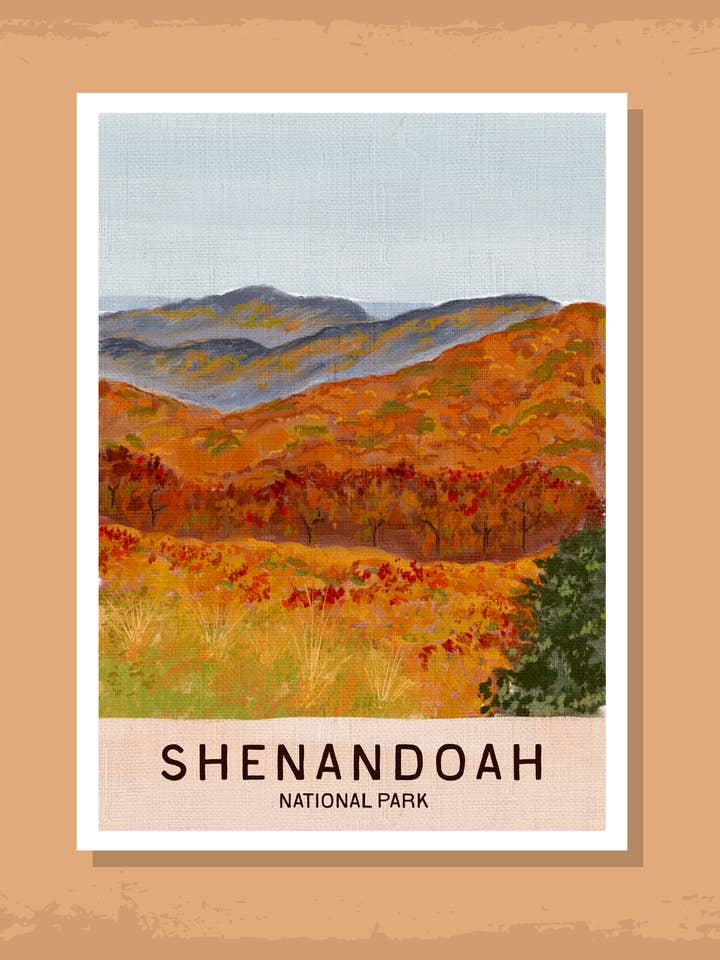 Shenandoah Art Print for wholesale by Honey By Hand