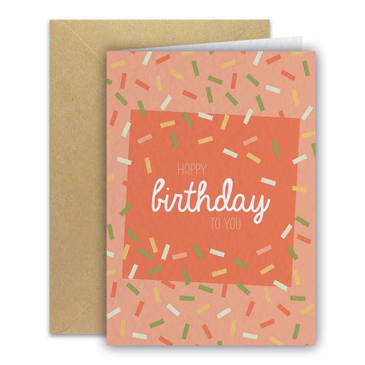 Wenskaart - Confetti voor wholesale door Maison Joliette