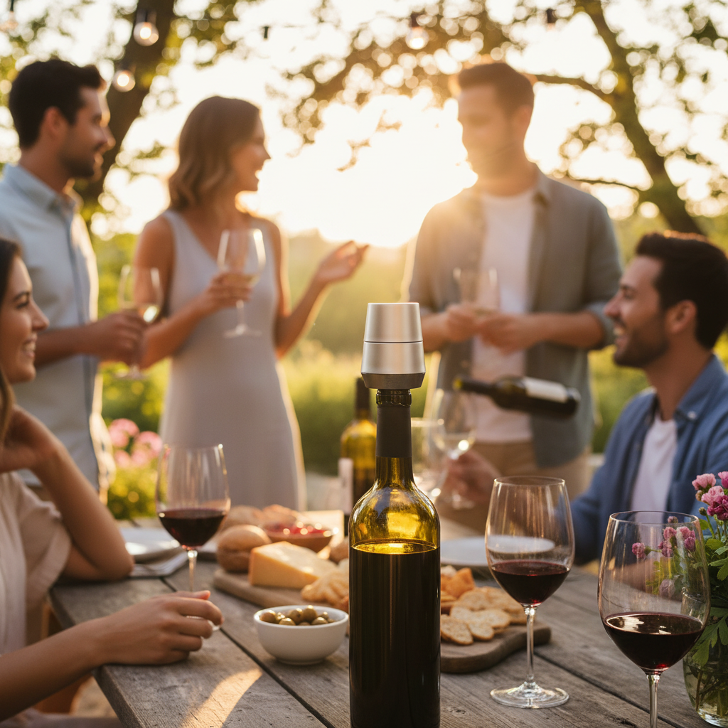 Kadra Kitchenware - Wholesale Wine Stopper - Trudeau - Expandable Wine Stopper2