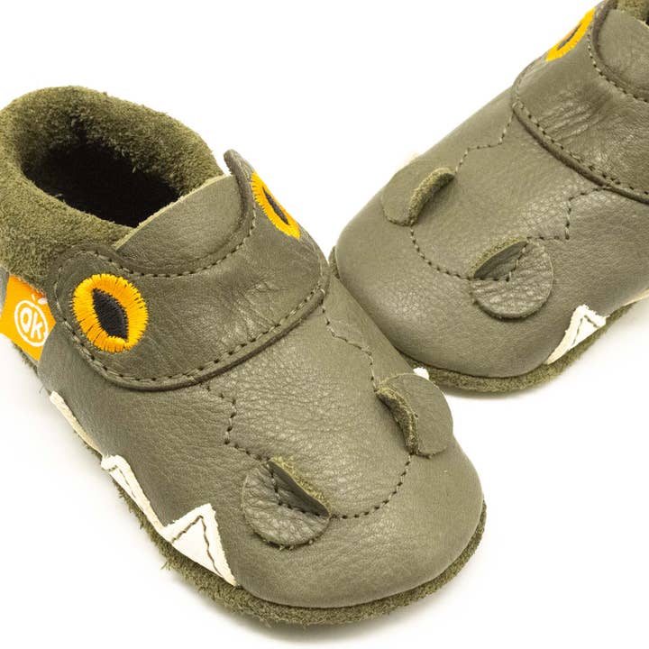 Orangenkinder® – Engroshandel Hjemmesko - Børn – Børnehjemmesko Coco krokodillen3