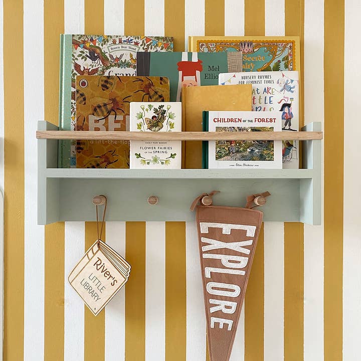 Autumns Corner - The Colour Pop Peg Rail Bookshelf for wholesale by Autumns Corner