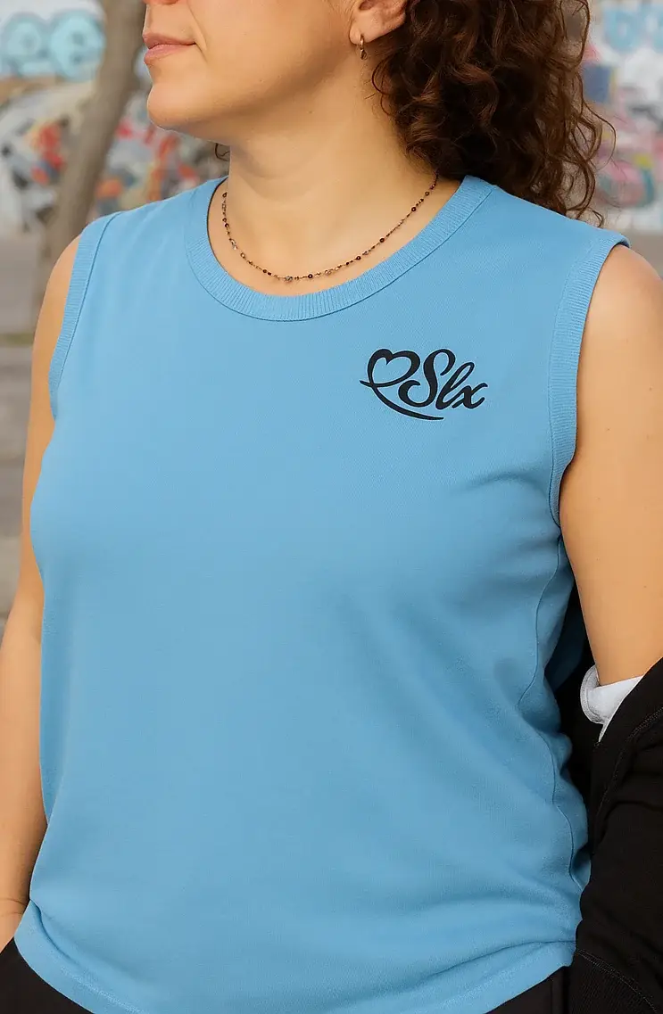 SPORT LUXURY - Wholesale T-Shirt - Women's - Sleeveless Viscose T-shirt4