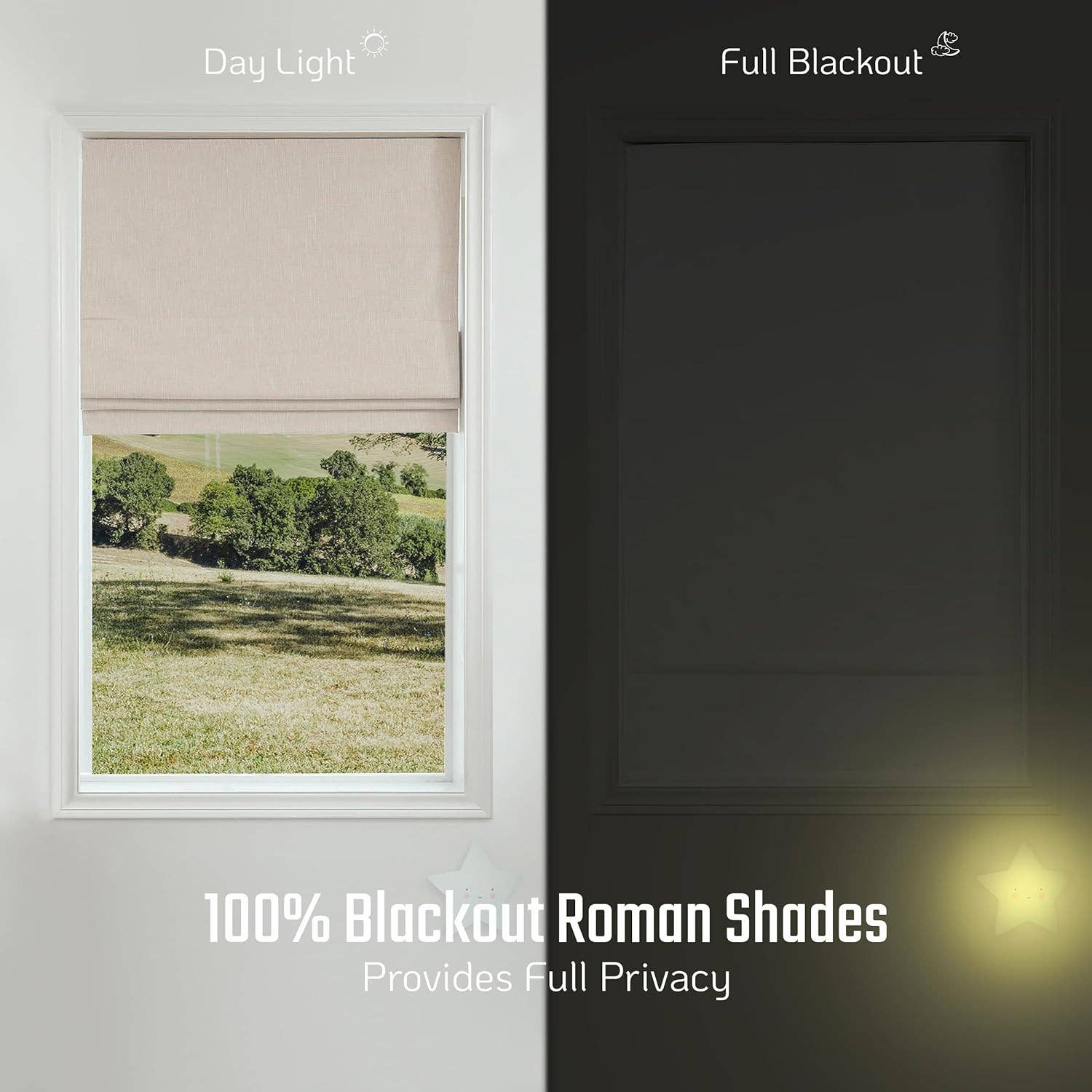 Shadisfy - Vente Stores - Abat-jour romain à double couche Monet Day and Night5