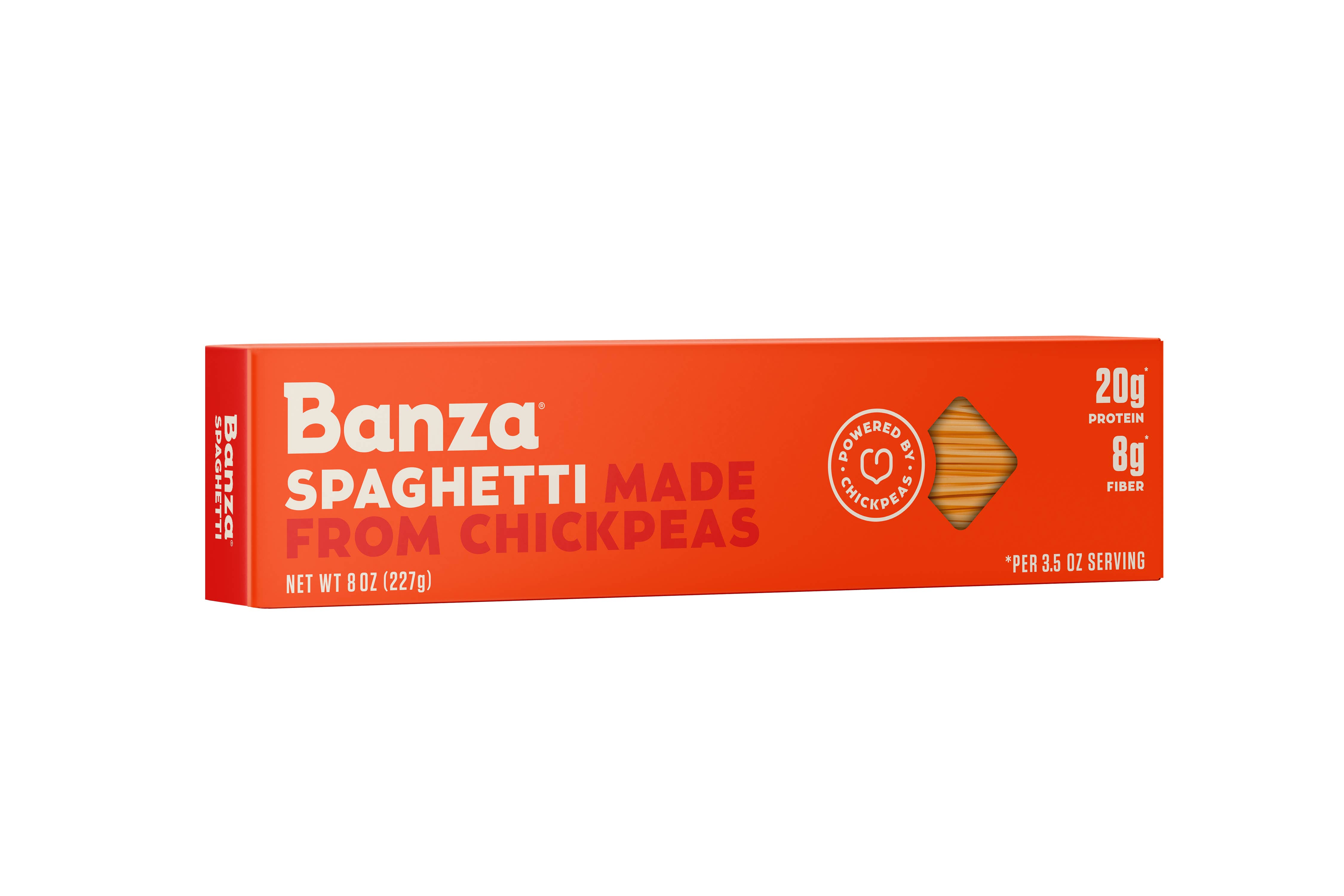 Banza - Wholesale Pasta - Banza Spaghetti 12-Pack | High Protein, Lower Carb, GF Pasta