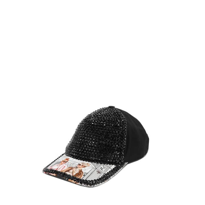 Nicole Lee USA - Vente Casquette de baseball – unisexe - CASQUETTE COURONNE EN STRASS