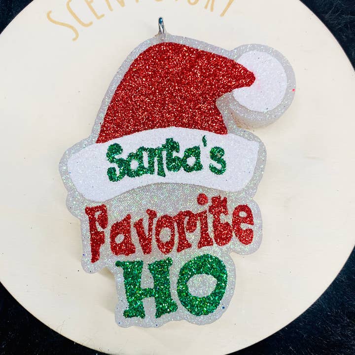 Santa's Fav Ho Car Freshie/Car Scent/Air Freshener/Christmas for wholesale by Scent Story Freshies