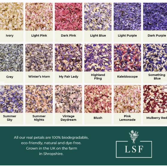 LSF Wholesale – wholesale Confetti – Biodegradable Flower Confetti - Branded Bag (1 Litre)3