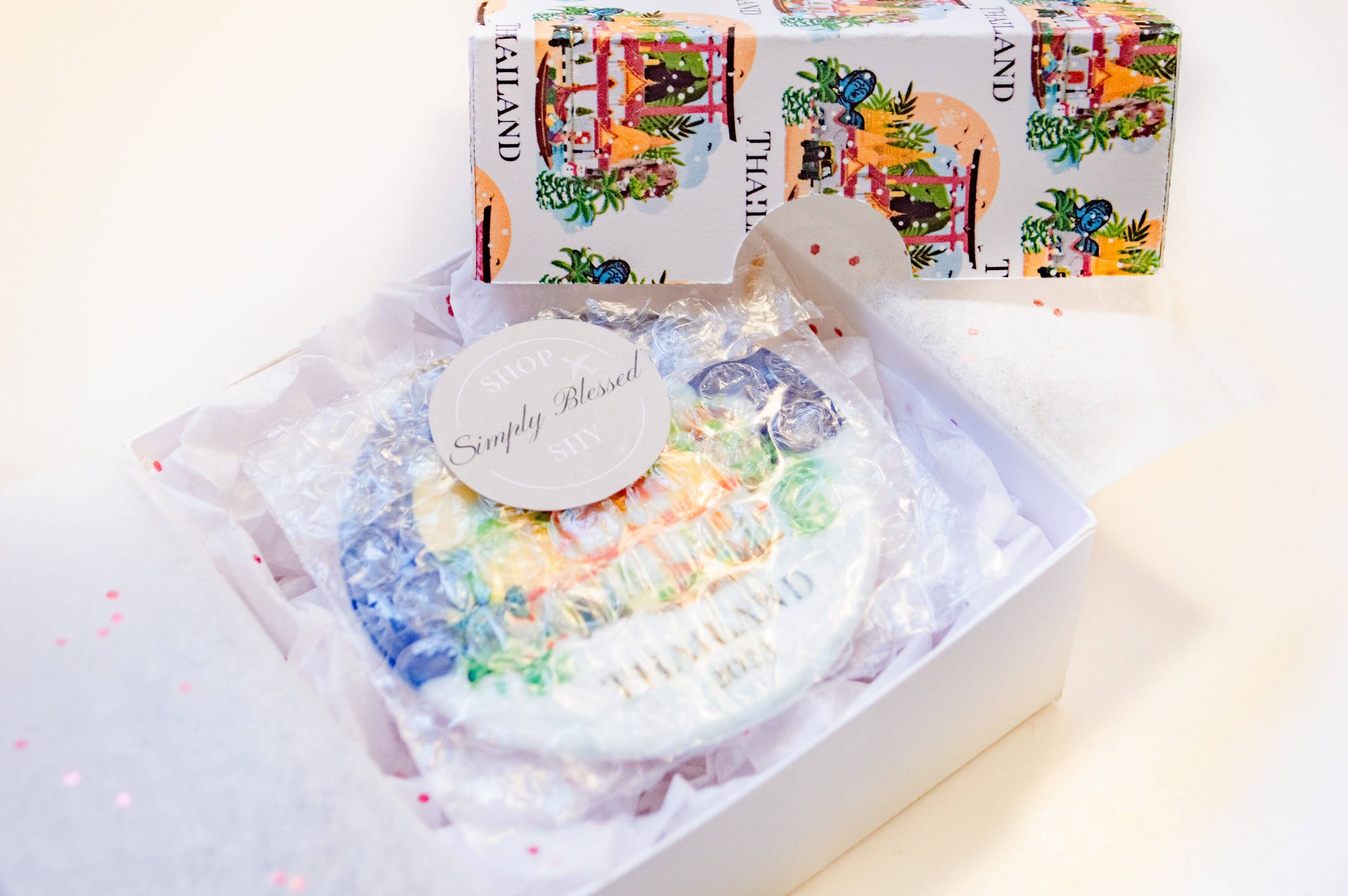 simply blessed shy - Wholesale Gift Box - Travel Themed Illustrated Ornament Gift Boxes5