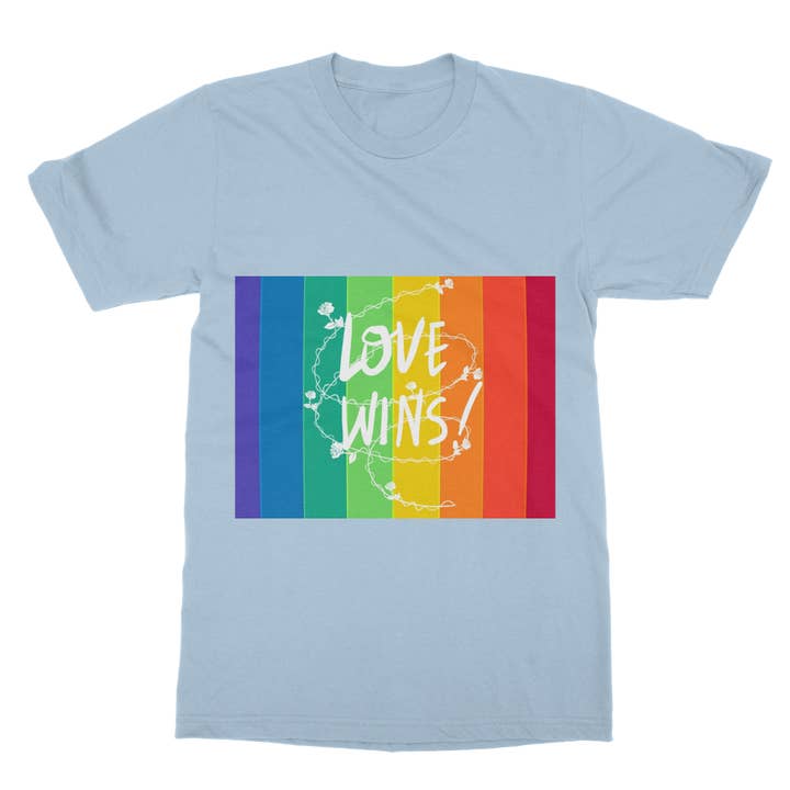 Vestido Camiseta Love Wins por atacado de IAKAM