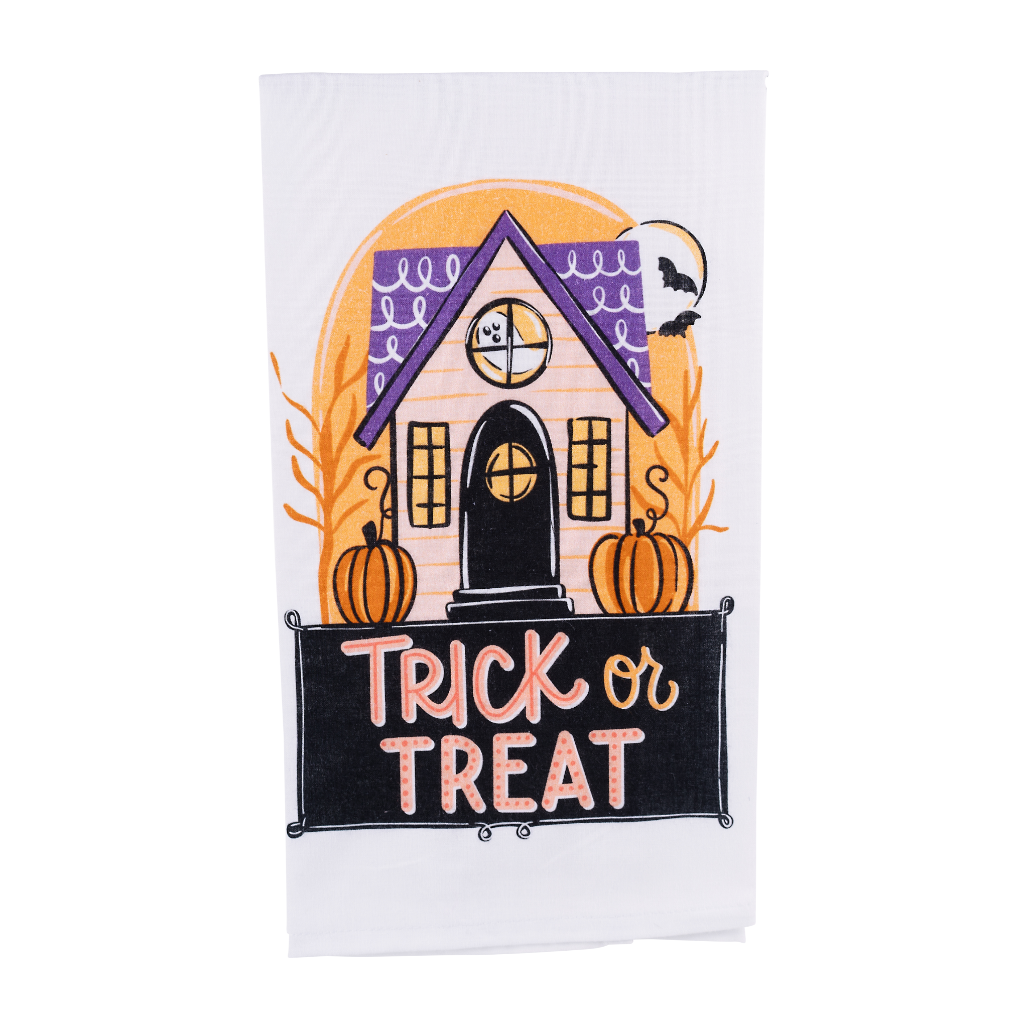 Glory Haus - Wholesale Tea Towel - Trick or Treat House Tea Towel0