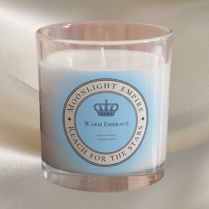 Étreinte Chaleureuse - Bougie 9 oz. Noix de Coco/Soja pour la vente par Moonlight Empire